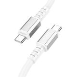 hoco X85 60W USB-C / Type-C naar USB-C / Type-C sterkte oplaadgegevenskabel (Lengte): 1m