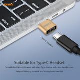 ENKAY ENK-AT105 USB Male naar USB-C / Type-C Female Aluminium Alloy Adapter Converter  Ondersteuning Snel opladen &amp; Data Transmission (Rood)