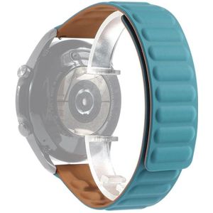 Voor Samsung Galaxy Horloge 3 41mm Siliconen Magnetische Vervanging Strap Horlogeband (Cape Blue)