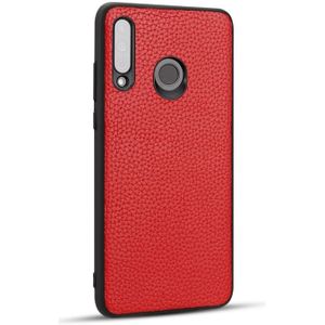 Voor Huawei P30 Lite Lychee graan cortex anti-Falling TPU mobiele telefoon shell beschermende case (rood)