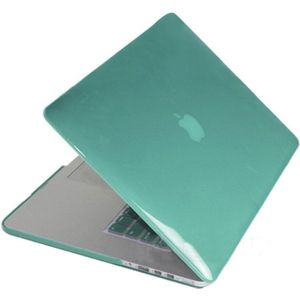 MacBook Pro Retina 15.4 inch Kristal structuur hard Kunststof Hoesje / Case (groen)