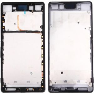 Voorzijde huisvesting LCD Frame Bezel voor Sony Xperia Z3 + / Z4 (zwart)