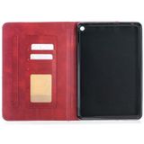 Voor Amazon Kindle Fire HD8 (2020) Rhombus Texture Horizontale Flip Magnetic Leather Case met Holder &amp; Card Slots(Red)