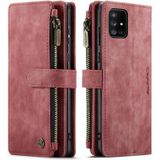 Voor Samsung Galaxy A71 4G CASEME-C30 Multifunctionele Horizontale Flip PU + TPU-telefoonhoes