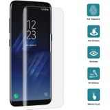 25 stuks voor Galaxy S8 plus/G9550 0.3 mm 9H oppervlaktehardheid 3D gebogen volledig scherm gehard glas screen protector (transparant)