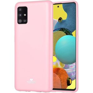 GOOSPERY JELLY Full Coverage Soft Case voor Galaxy A51(Roze)