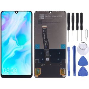 LCD-scherm en digitizer volledige montage voor Huawei P30 Lite (zwart)