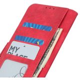 Antilope textuur magnetische gesp horizontale flip PU lederen geval met kaart slots &amp;portemonnee &amp; houder voor iPhone 13 Pro (rood)