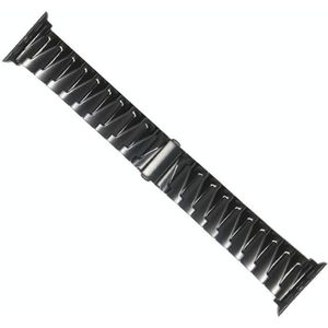 Aluminium legering Gear Matte Watch Band voor Apple Watch Series 7 45 mm / 6 &amp; SE &amp; 5 &amp; 4 44mm / 3 &amp; 2 &amp; 1 42 mm