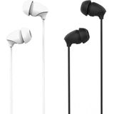 REMAX RM-588 In-Ear Stereo Slaap Oortelefoon met Draadregeling &amp; MIC &amp; Ondersteuning Handsfree(Wit)