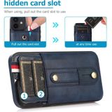 Polsband Standstand Wallet Lederen telefoonhoesje voor iPhone 11