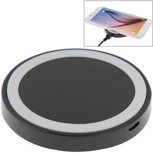 Qi standaard draadloos opladen Pad  voor iPhone 8 / 8 Plus / X &amp; Samsung / Nokia / HTC en andere mobiele telefoons (zwart + wit)