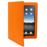Hoge kwaliteit lederen draagtas met houder voor iPad 2 (oranje)