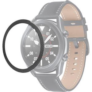 Voor Samsung Galaxy Watch 3 45mm Smart Watch Rhombus Texture Bezel Ring
