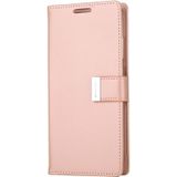 GOOSPERY RICH DIARY For Galaxy S20 Ultra PU + TPU Crazy Horse Texture Horizontal Flip Leather Case  with Card Slots &amp; Wallet &amp; Photo frame(Rose Gold)