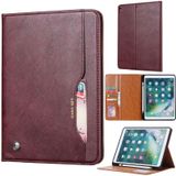 Knead huidtextuur horizontaal Flip lederen case voor iPad Air 2019 10 5 inch  met foto frame &amp; houder &amp; kaartsleuven &amp; portemonnee &amp; pen sleuf (wijn rood)