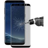 ENKAY Hat-Prins voor Galaxy S8 0 26 mm 9H oppervlaktehardheid 3D Privacy volledige Antireflectiescherm getemperd glas scherm Protector(Black)