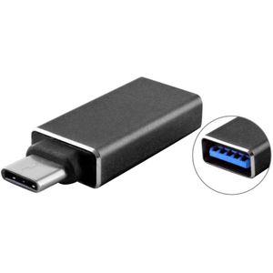 USB 3.0 naar USB 3.1 Type-C Converter Adapter voor MacBook 12 inch  Chromebook Pixel 2015 (zwart)
