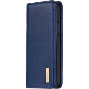 Voor iPhone 8 Plus / 7 Plus 2 in 1 Afneembare magnetische horizontale flip originele lederen hoes met houder &amp; kaartslots &amp; portemonnee(blauw)