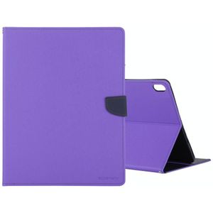 GOOSPERY DIARY Horizontale Flip PU Lederen Case met Holder &amp; Card Slots &amp; Wallet For iPad Air (2020)(Paars)