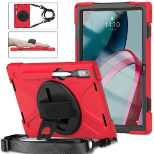 Voor Lenovo Pad Pro 11.2 2022 TB-138FC/132FU Siliconen + PC Beschermende Tablet Case (Rood)