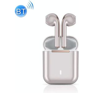 T &amp; G J18 Bluetooth 5.1 TWS Draadloze Binaural Bluetooth-oortelefoon met oplaaddoos (ROSE GOUD)