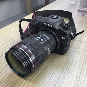 Niet-werkende nep dummy DSLR camera model foto studio rekwisieten met riem voor Canon EOS 7D