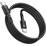 hoco X83 60W USB-C / Type-C naar USB-C / Type-C Victory oplaadgegevenskabel (Lengte): 1m