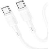 hoco X83 60W USB-C / Type-C naar USB-C / Type-C Victory oplaadgegevenskabel (Lengte): 1m