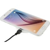 Qi standaard draadloos opladen Pad  voor iPhone 8 / 8 Plus / X &amp; Samsung / Nokia / HTC en andere mobiele telefoons (White + geel)