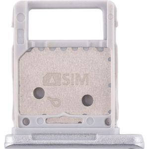 SIM-kaart + micro SD-kaart lade voor Galaxy TabPro S2 W727 (zilver)