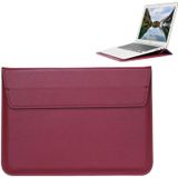 Universele envelop stijl PU lederen draagtas met houder voor uiterst dunne Notebook Tablet PC 13 3 inch  maat: 35x25x1.5cm