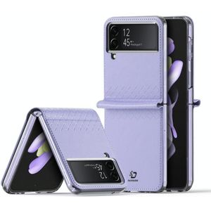 Voor Samsung Galaxy Z Flip4 Black Series PU + TPU Phone Case