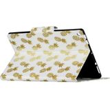 For Samsung Galaxy Tab A 10.1 (2019) / T510 / T515 Painted Pattern Horizontal Flip Leather Case with Holder(Pineapple)