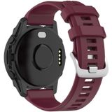 Voor Garmin Forerunner 955 /255 /745 22 mm Silicone Watch Band (Wine Red)