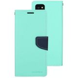 Voor Samsung Galaxy Note20 GOOSPERY FANCY DIARY Horizontale Flip PU Lederen case met Holder &amp; Card Slots &amp; Wallet (Mint Green)