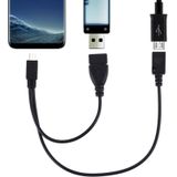 USB 2.0 Micro-B Male naar USB 2.0 Micro-B vrouwelijke mannelijke &amp; USB 2.0 Female Y Splitter OTG Kabel  Lengte: 19 / 30cm  Voor Samsung / Huawei / Xiaomi / Meizu / LG / HTC nl andere Smartphones(zwart)