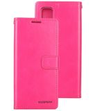 Voor Galaxy S20 Ultra GOOSPERY BLUE MOON DIARY Crazy Horse Texture Horizontal Flip Leather Case with bracket &amp; card slot &amp; Wallet(Rose Red)