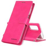 Voor Galaxy S20 Ultra GOOSPERY BLUE MOON DIARY Crazy Horse Texture Horizontal Flip Leather Case with bracket &amp; card slot &amp; Wallet(Rose Red)