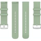 Voor Garmin Forerunner 645 Muziek 20mm Solid Color Siliconen Riem (ijsmeer groen)