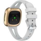 Voor Fitbit Versa 3/4 waterdruppel slanke siliconen horlogeband  maat: S