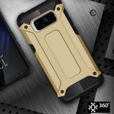 Voor Galaxy S8 ruige Armor TPU + PC combinatie Case(Gold)