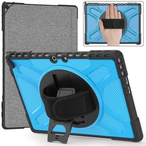 Voor MicroSoft Surface Pro 9 Draaibare Kickstand Grip Shockproof Tablet Case(Blauw)