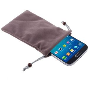 universeel Soft Flannel Carry Bag met Pearl Button voor iPhone 6 / 6S / Samsung S IV / i9500 / i9300 / i9250 / i8750 / iPhone 5 / HTC One / ASUS PadFone2 / HTC G23 / Sony LT29i / Sony L36h / LG E960 / Sony M35h / LG P880 / LG E975 / Nokia Lumia 920  Afme