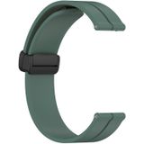 Voor Samsung Gear S3 Classic 22mm Effen kleur magnetische sluiting siliconen horlogeband
