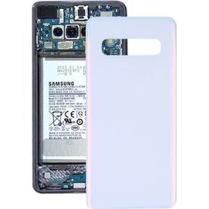 Originele batterij back cover voor Galaxy S10 SM-G973F/DS  SM-G973U  SM-G973W (wit)