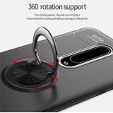 Metalen ring houder 360 graden roterende TPU Case voor OnePlus 7 Pro (zwart + rood)