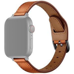 Dames Starry Sky Style Lederen Vervanging Strap Horlogeband voor Apple Watch Series 6 &amp; SE &amp; 5 &amp; 4 44mm / 3 &amp; 2 &amp; 1 42mm (Bruin Black Buckle)