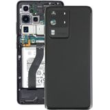 Batterij achterkant met camera lens cover voor Samsung Galaxy S20 Ultra (zwart)