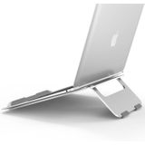 Universele opvouwbare Aluminium Desktop Houder Standaard voor MacBook  Samsung  Sony  Lenovo en andere 17 inch of kleinere laptopsnovo en andere 17 inch en onder Laptops(Silver)